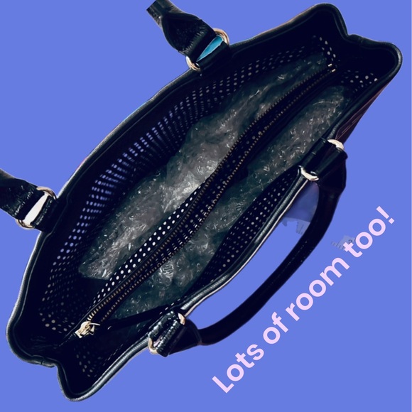 Kate Spade Black & White Patterned Tote - Picture 3 of 13